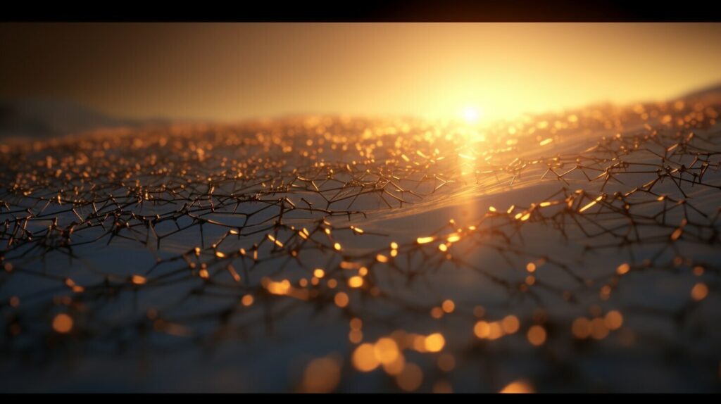 Black ants walking in a line