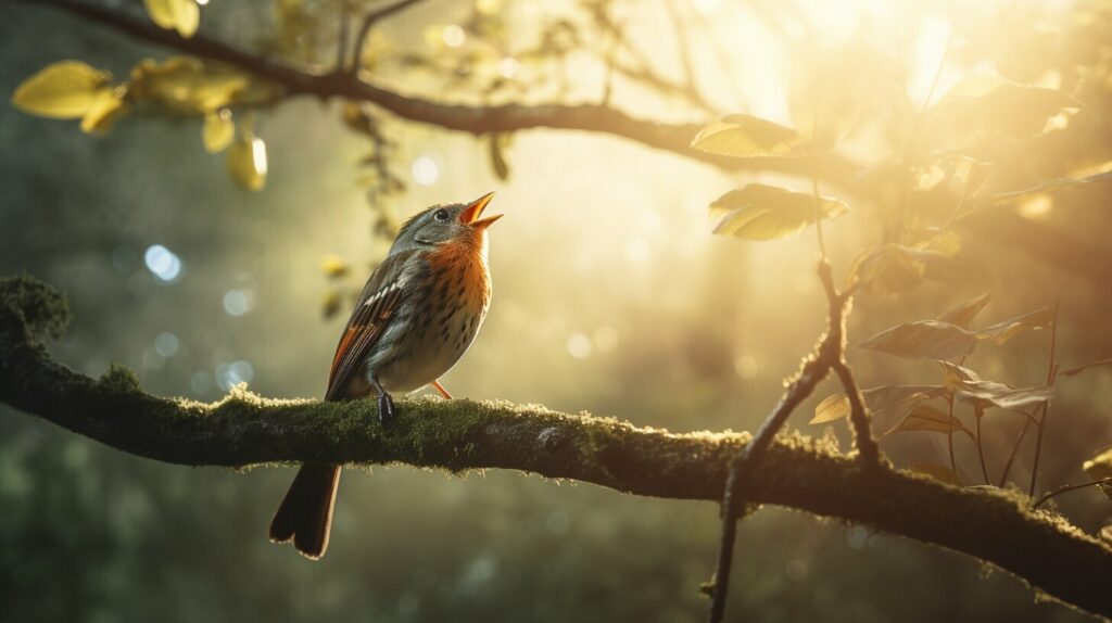 Spiritual Connection to Nature Through Morning Bird Vocalizations