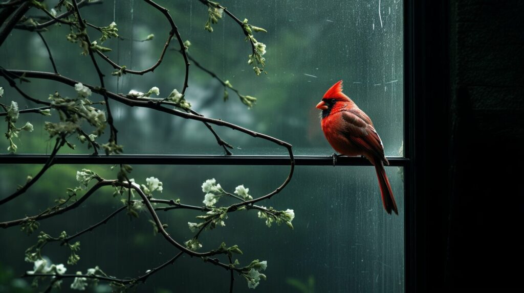 cardinal bird perched on a branch