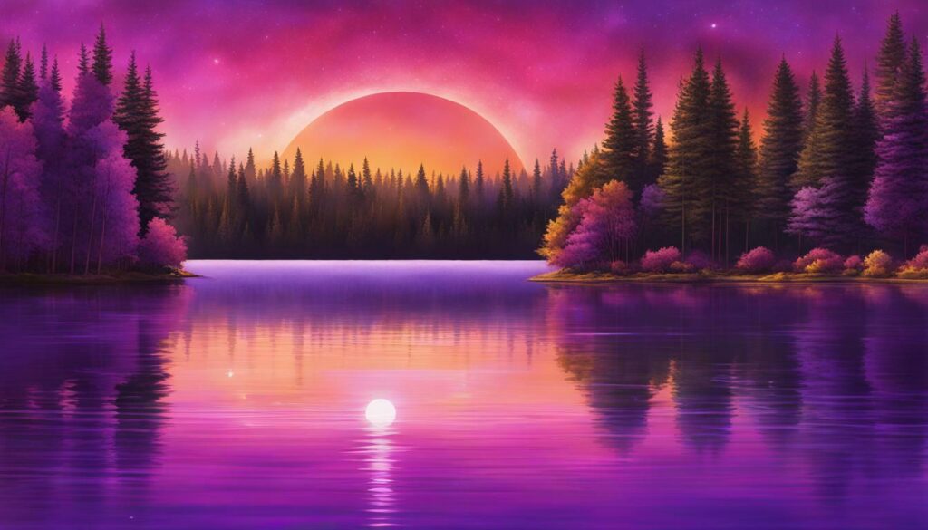 deep purple aura spirituality