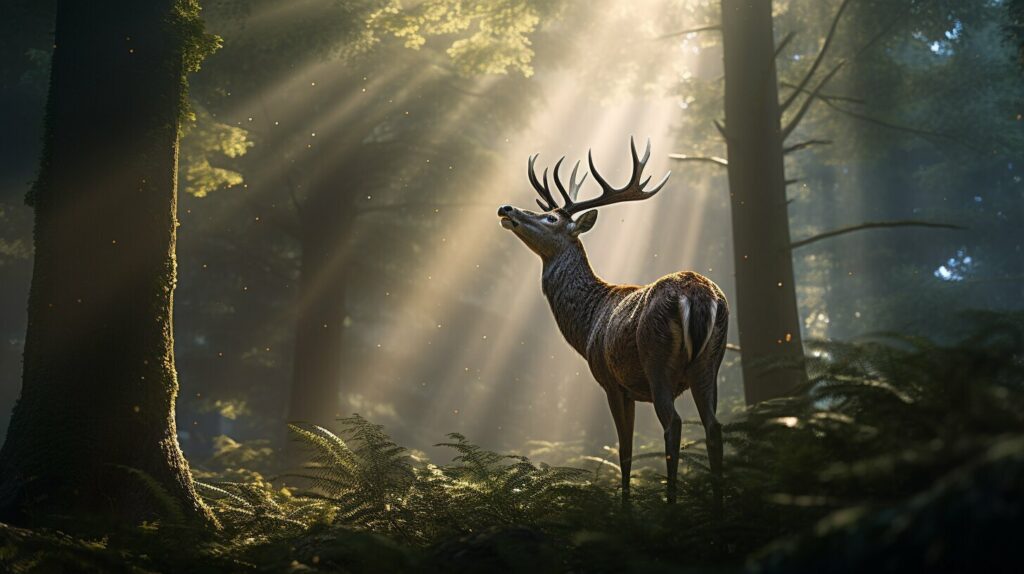 deer in the forest