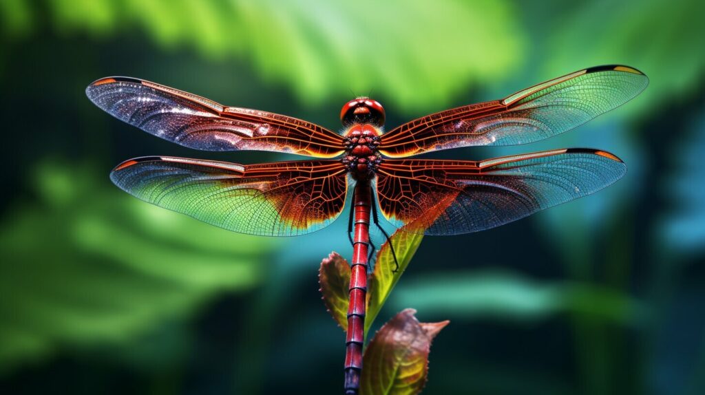 red dragonfly