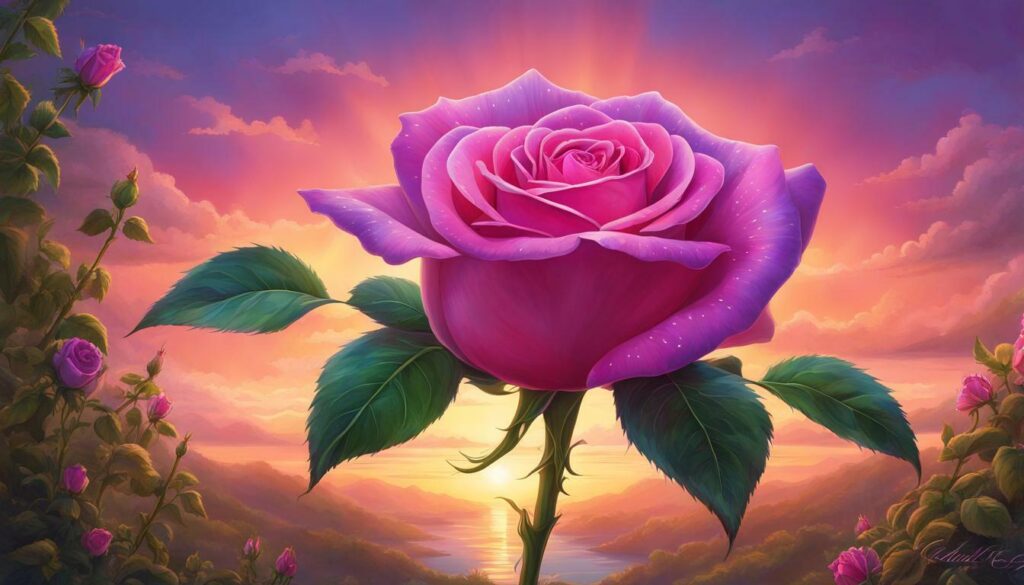 rose aura symbolism
