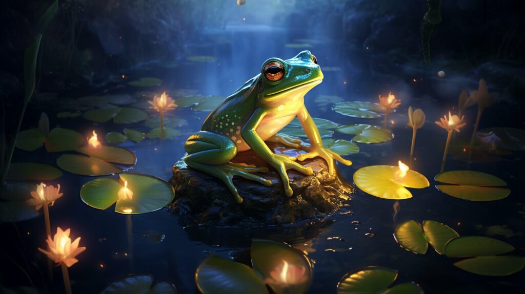 spiritual interpretation of frog dreams