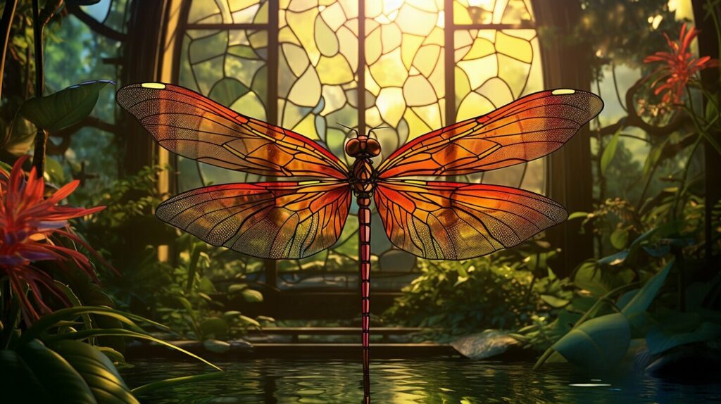 spiritual interpretation of red dragonfly