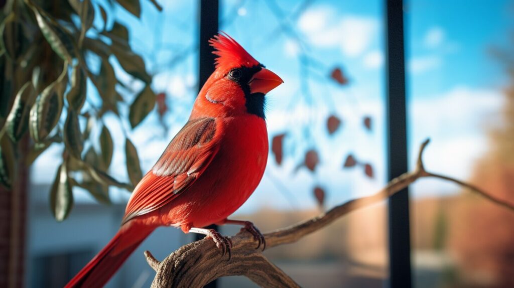 spiritual meaning of cardinal tapping on window