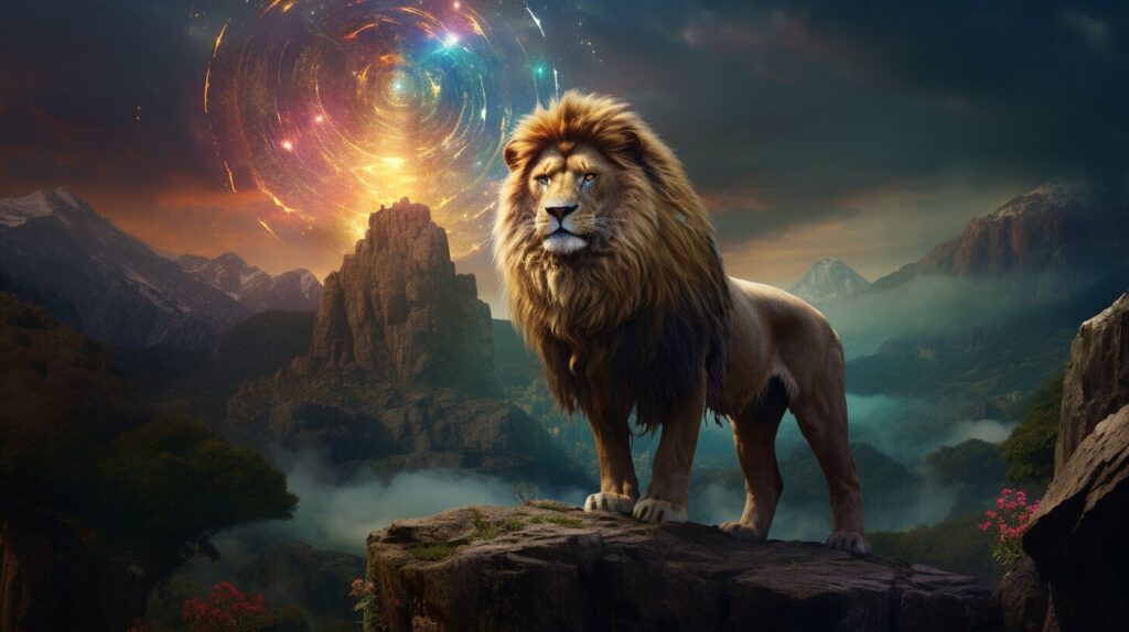 spiritual messages in lion dreams