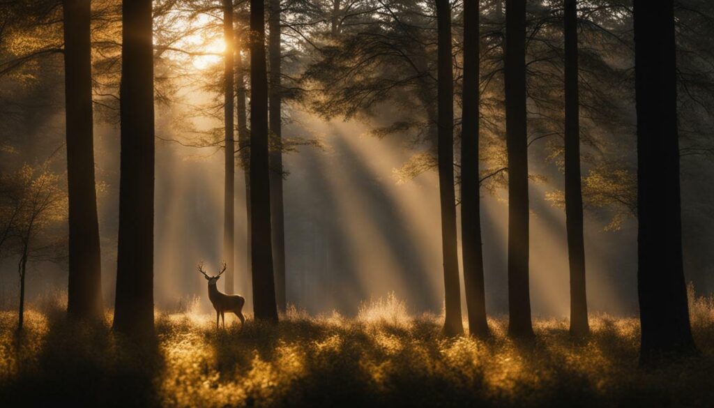 Deer as a messenger from the spirit realm
