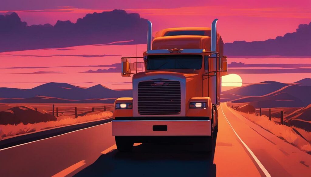 Symbolic interpretation of seeing a truck in a dream