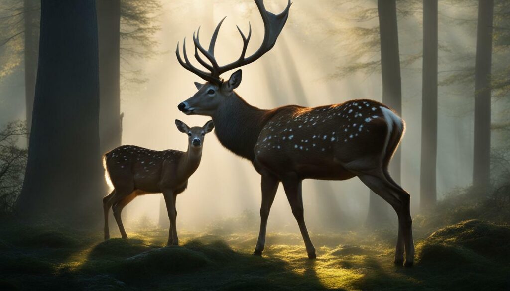 deeper meaning of seeing a pair of deer