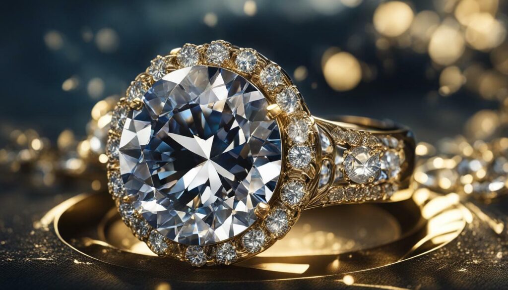 diamond loss in a ring symbolism