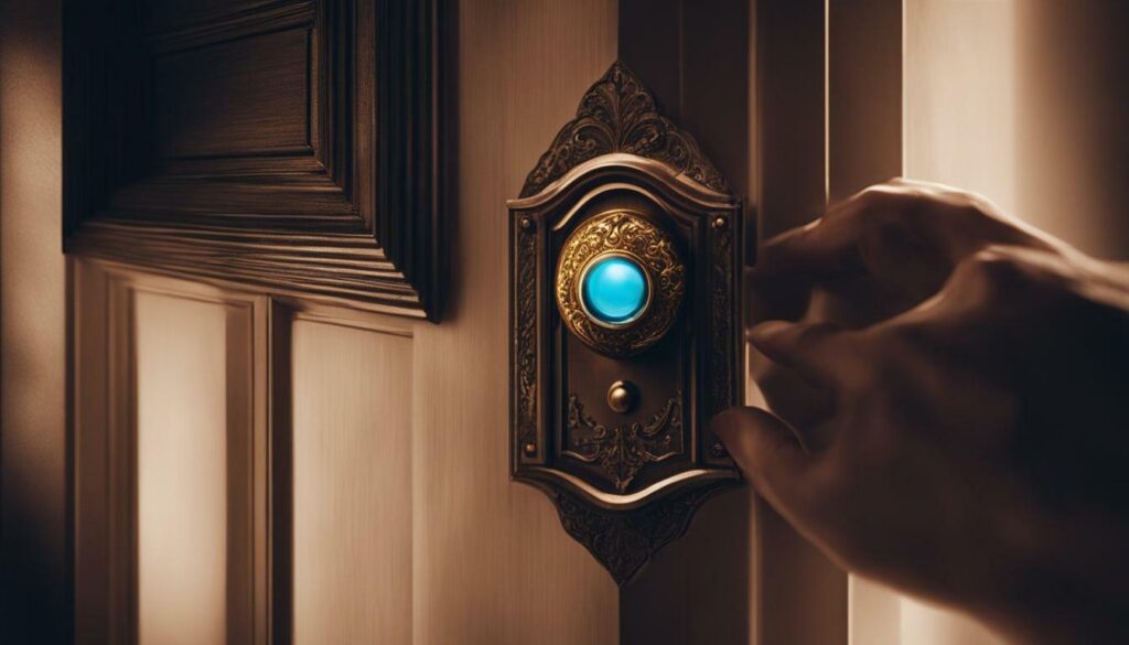 doorbell ringing and no one at the door symbolism