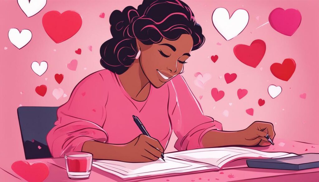 manifesting love through writing