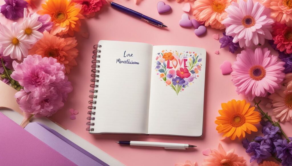 manifesting love through writing