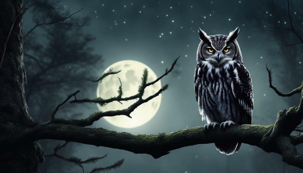 meaning of hearing owl hoot at night