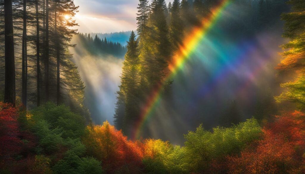 mystical significance of seeing a rainbow