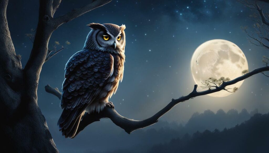 owl hooting spiritual message