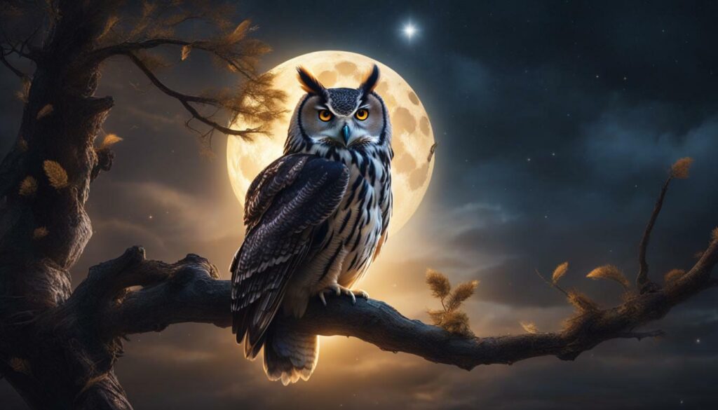 owl hooting spiritual wisdom