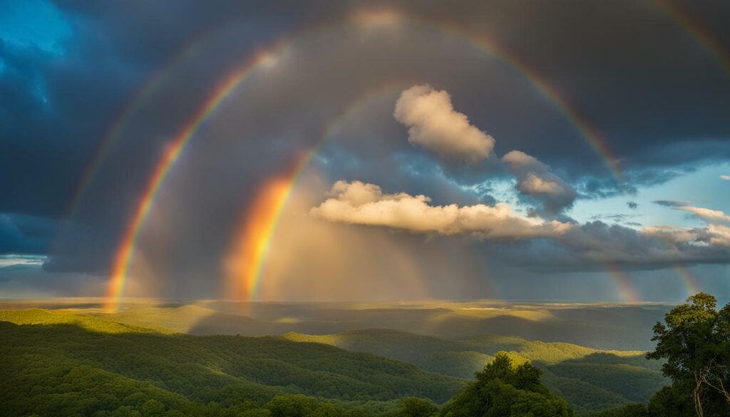 rainbow in the sky