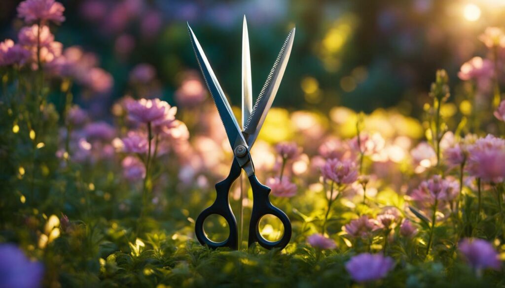 scissors and spiritual growth