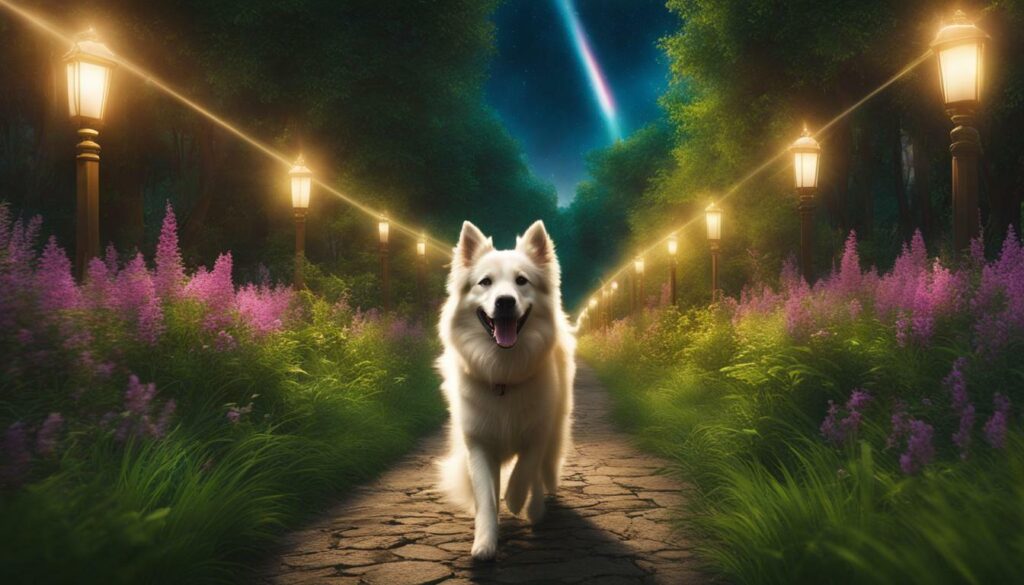 spiritual interpretation of a dog crossing your path