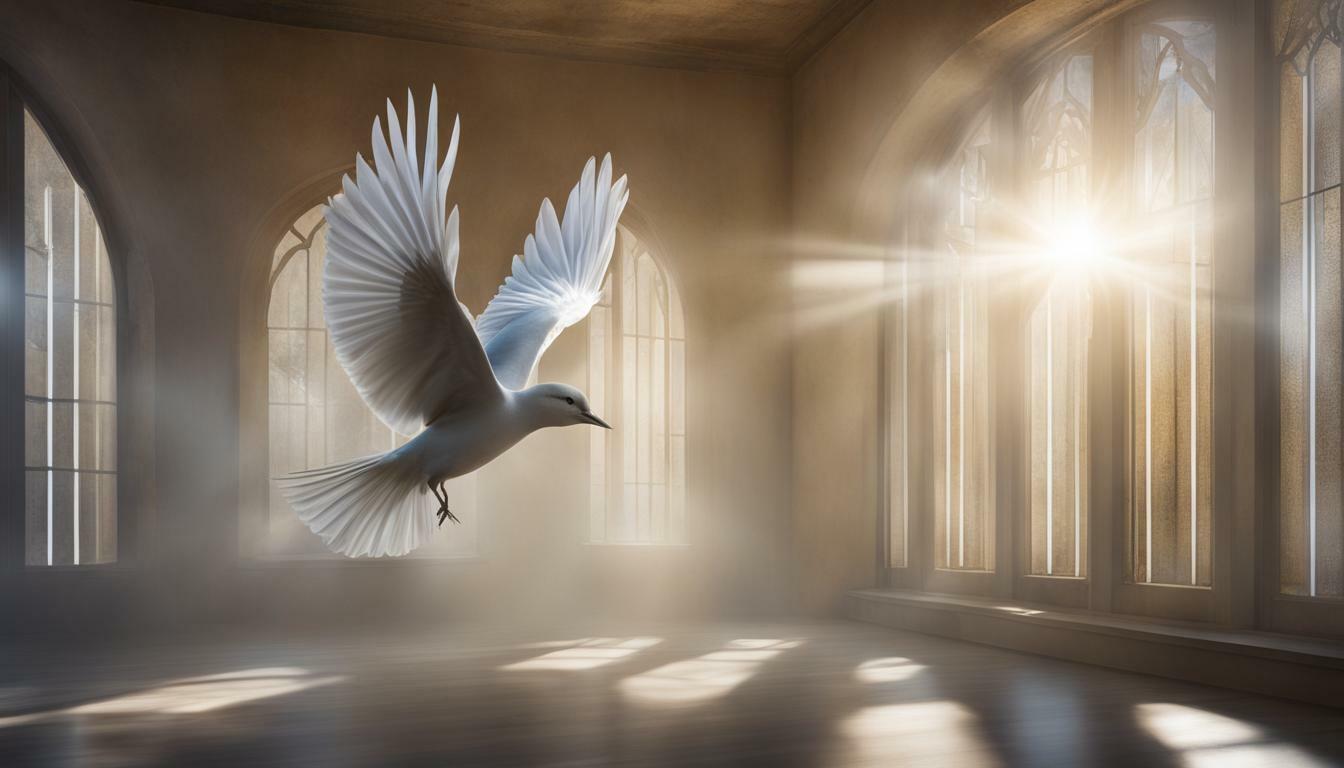 spiritual meaning of a bird flying into a window