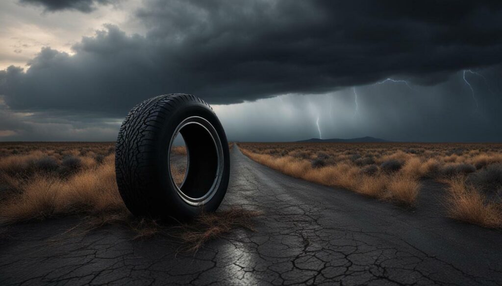 spiritual meaning of flat tire in a dream