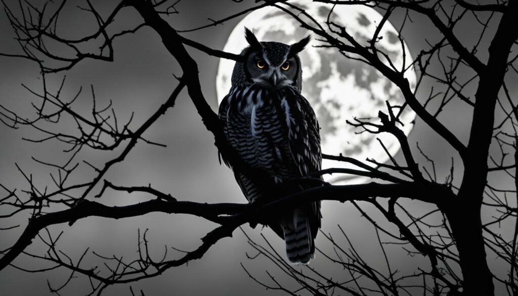 spiritual meaning of owl hooting at night