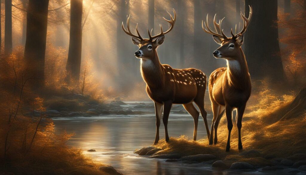 spiritual meaning of seeing 2 deer