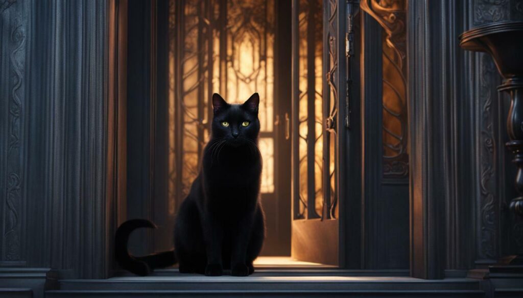 spiritual omens of black cat encounters