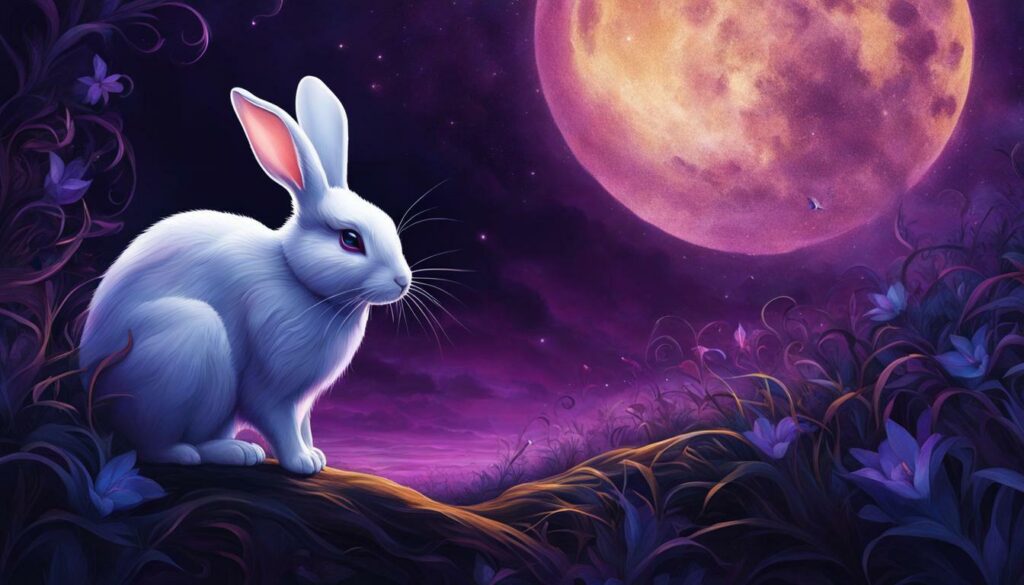 spiritual significance of rabbits at night